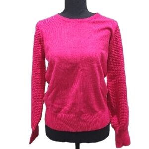 A Love Story Hot Pink Womens Sweater Small